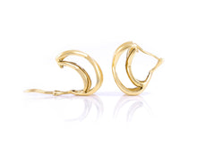 Vintage 1980s Tiffany & Co. Gold X Earrings