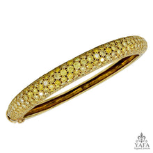 VAN CLEEF & ARPELS Yellow Diamond Bangle Bracelet