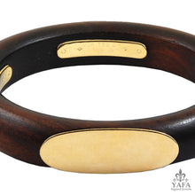 1970s VAN CLEEF & ARPELS Wood Bangle Bracelet