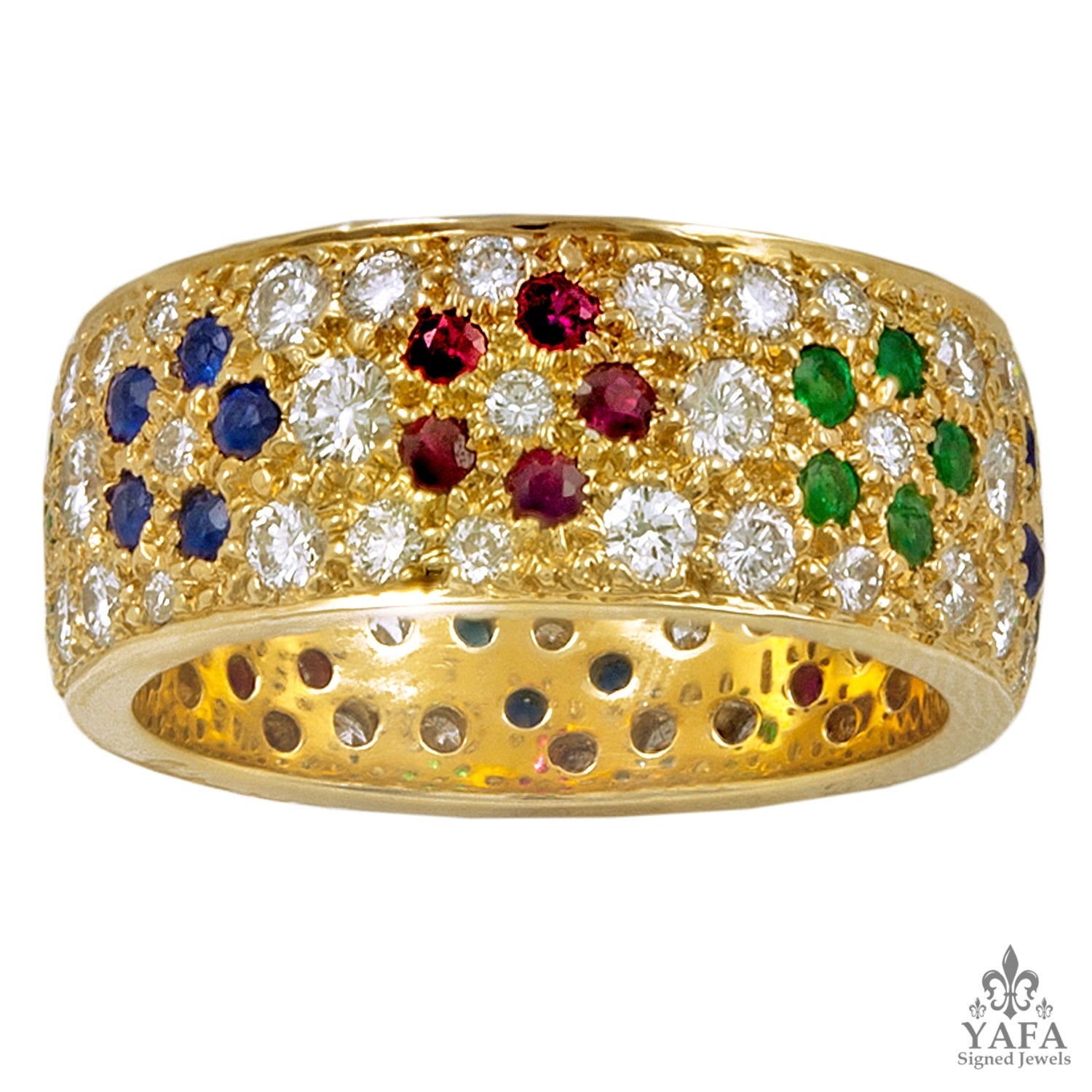 VAN CLEEF & ARPELS Hawaii Tutti Frutti Ring