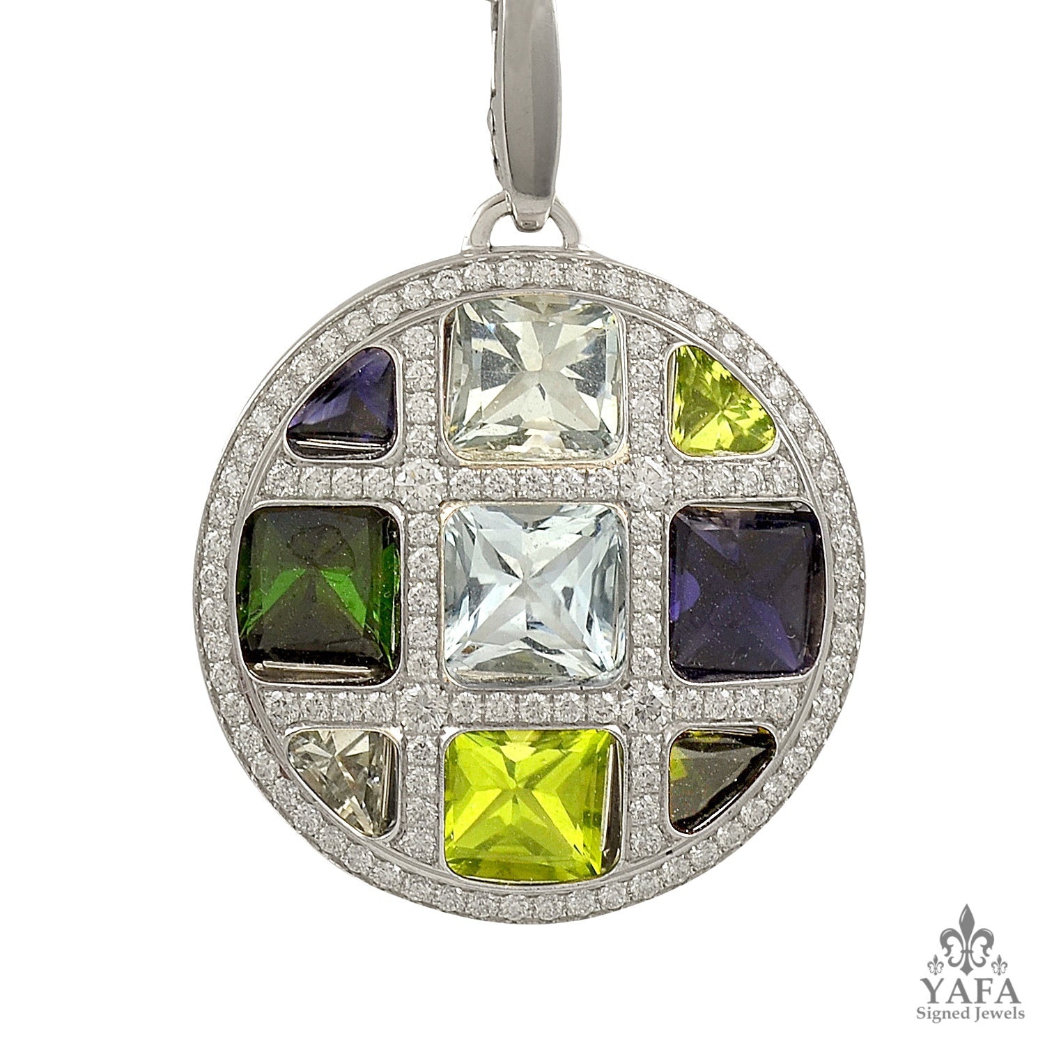 CARTIER Diamond, Semi-Precious Stones Necklace