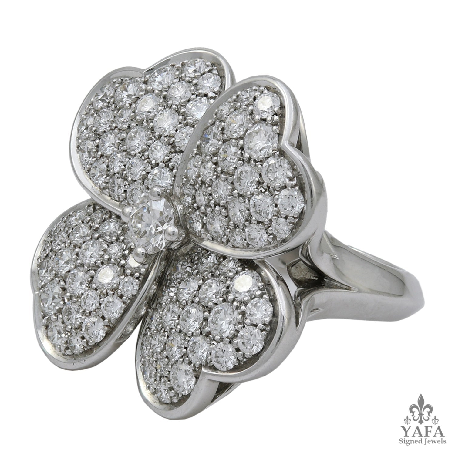 VAN CLEEF & ARPELS Diamond Large Cosmos Ring