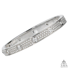 CARTIER Diamond Love Pave Gold Bracelet