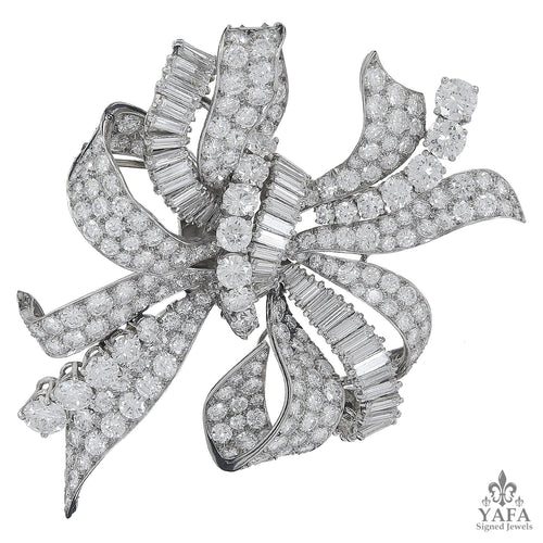 BULGARI Diamond Bow Brooch