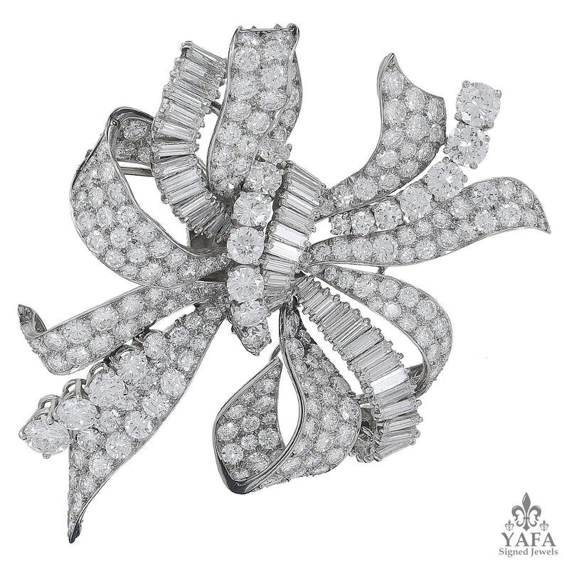 BULGARI Diamond Bow Brooch