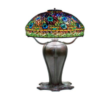Rare Peacock Table Lamp