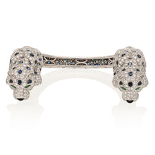 CARTIER Panthere Sapphire, Onyx, Emerald and Diamond Bangle