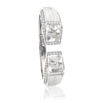 DAVID WEBB 'Bastille White Night' Cuff Bracelet