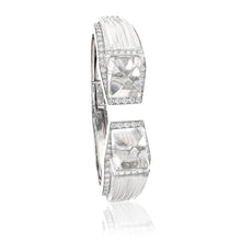 DAVID WEBB 'Bastille White Night' Cuff Bracelet