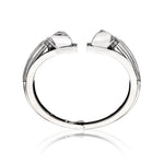 DAVID WEBB 'Bastille White Night' Cuff Bracelet
