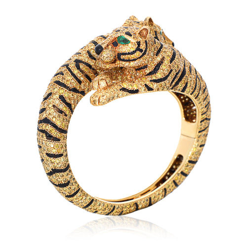 CARTIER Deux Têtes Tiger Bracelet