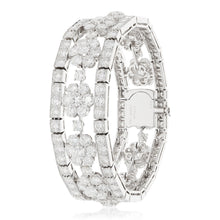 VAN CLEEF & ARPELS 18K White Gold and, Diamond Snowflake Bracelet