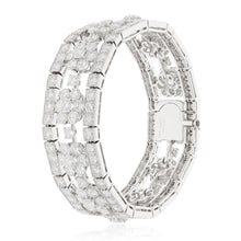 VAN CLEEF & ARPELS 18K White Gold and, Diamond Snowflake Bracelet