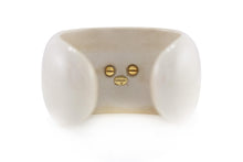 Verdura Cacholong Maltese Cross Cuff Bracelet