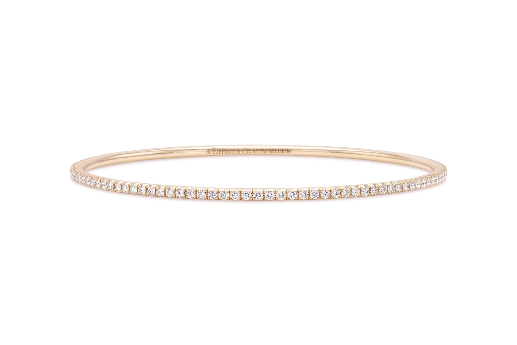 Tiffany & Co. "Metro" Rose Gold Bangle Bracelet
