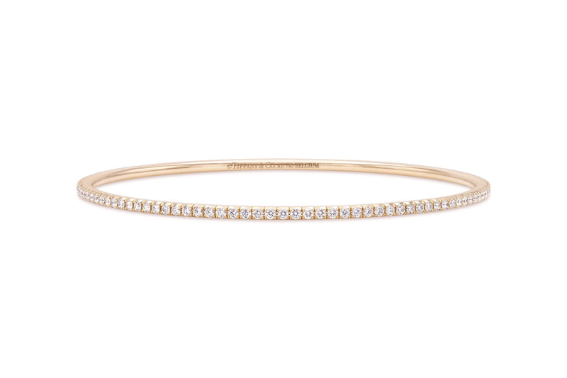 Tiffany & Co. "Metro" Rose Gold Bangle Bracelet