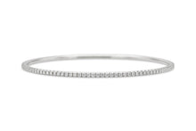 Tiffany & Co. "Metro" White Gold Bangle Bracelet