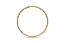 Tiffany & Co. Somerset Rigid Mesh Gold Bangle