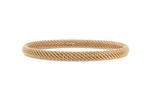 Tiffany & Co. Somerset Rigid Mesh Gold Bangle