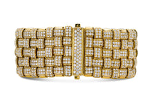 Vintage 1990s Roberto Coin Appassionata Gold Bracelet with Diamonds