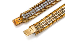 Vintage 1960s Verdura Diamond Bracelet Pair