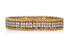 Vintage 1960s Verdura Diamond Bracelet Pair