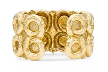Vintage 1960s David Webb Gold Swirl Cuff Bracelet