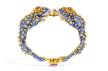 Vintage 1960s David Webb Double Headed Frog Bracelet