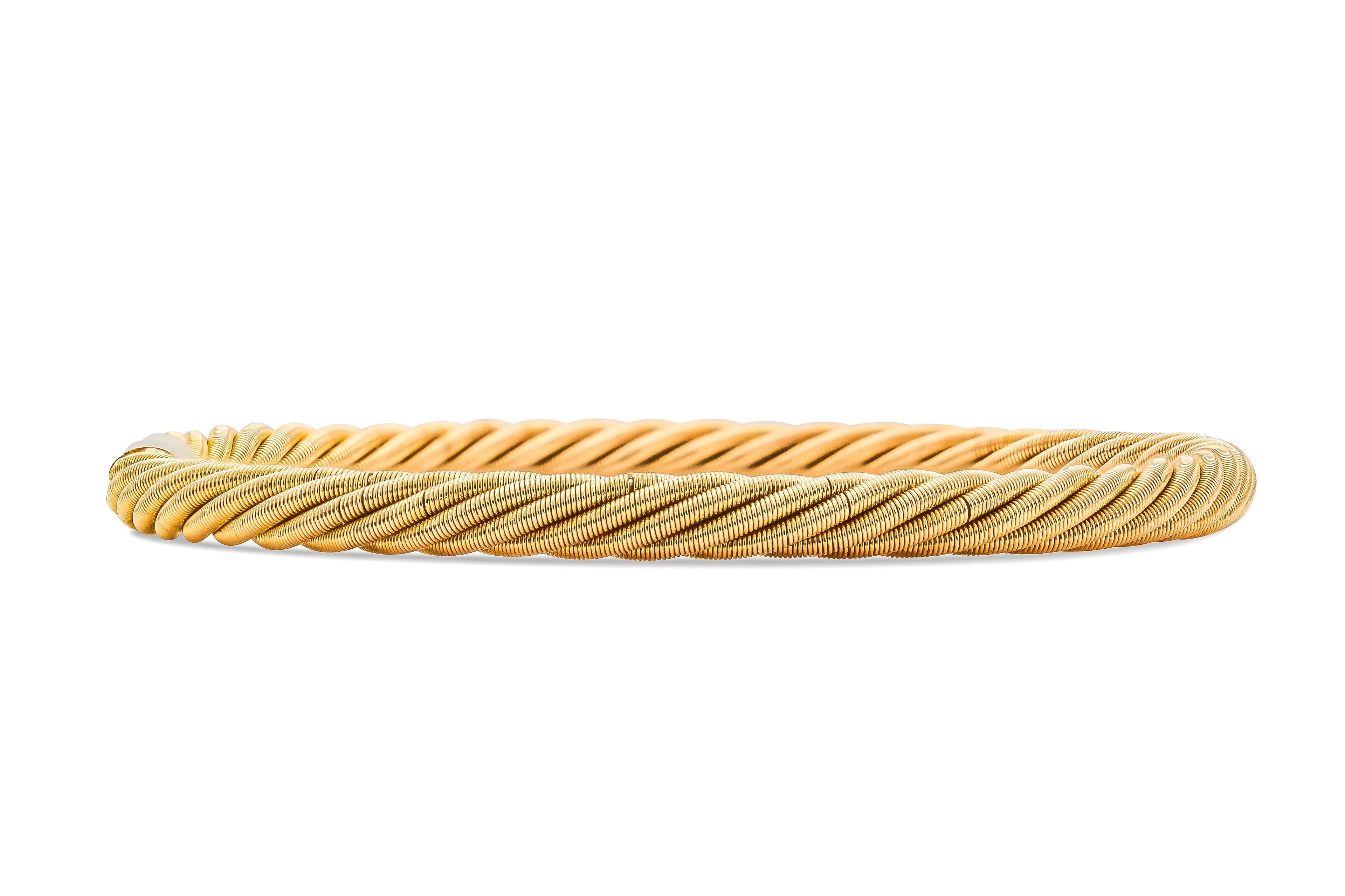 Asprey Gold Bangle Bracelet