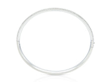 Tiffany & Co. 2.10 Carat Diamond Metro Hinged Bangle Bracelet