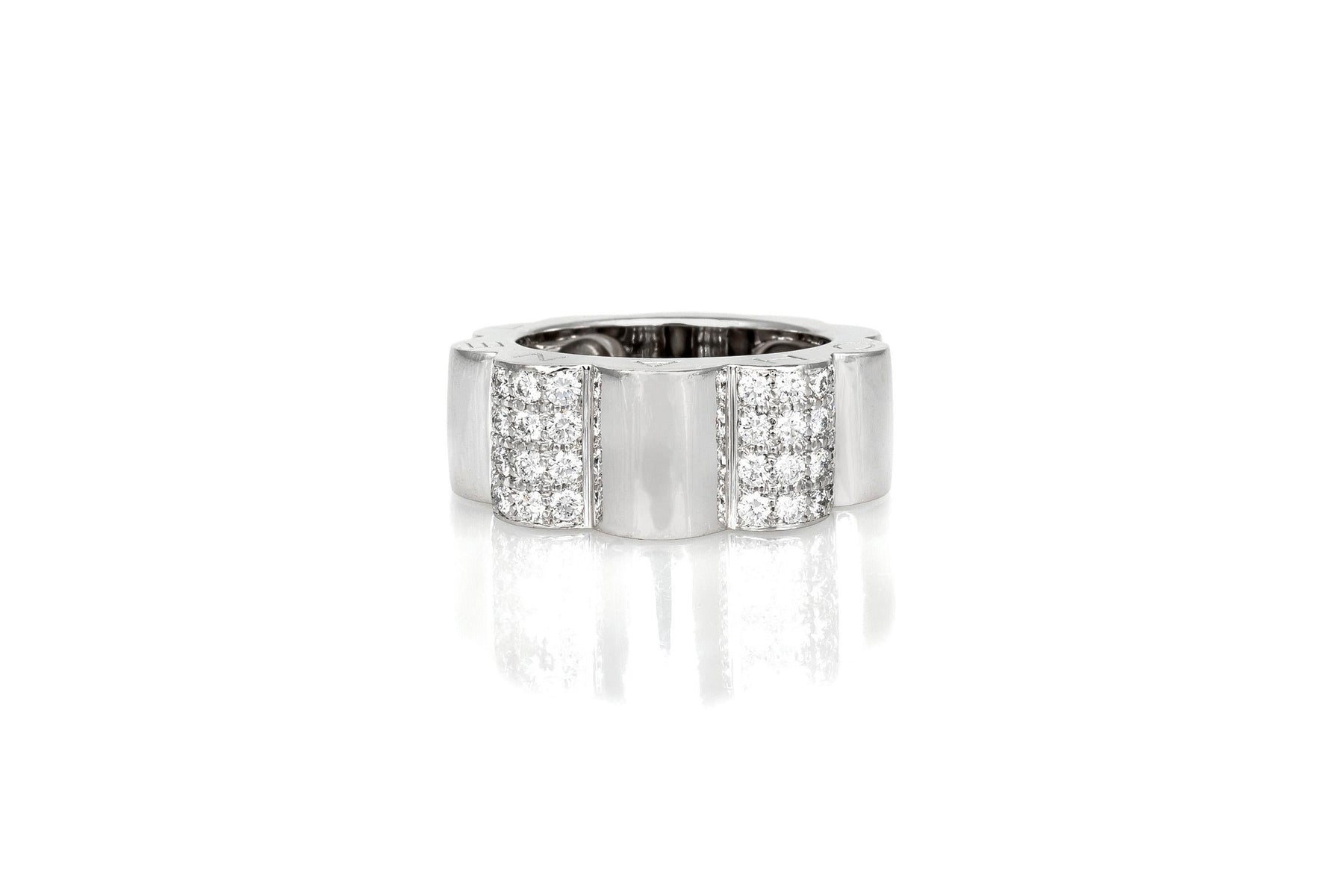 Chanel Profil De Camelia Ring with Diamonds
