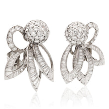CARTIER Stylized Floral Earclips