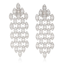 CARTIER 18K White Gold and Diamond Ear Clips