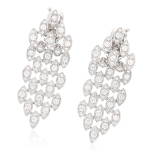 CARTIER 18K White Gold and Diamond Ear Clips