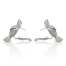 BULGARI Maltese Flower Cabochon Sapphire Ear Clips