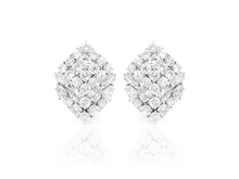 Vintage 1960s David Webb 20.00 Carat Diamond Earrings
