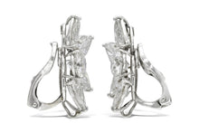 Harry Winston Diamond Cluster and Pear-Shaped Dangle Earrings