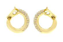 Vintage 1970s Van Cleef & Arpels 3.00 Carat Diamond Huggie Earrings