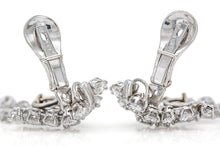 Vintage 1960s David Webb Diamond Leaf Earrings