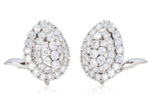Vintage 1960s David Webb 8.00 Carat Diamond Earrings