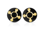 Vintage 1970s Aldo Cipullo Onyx Earrings