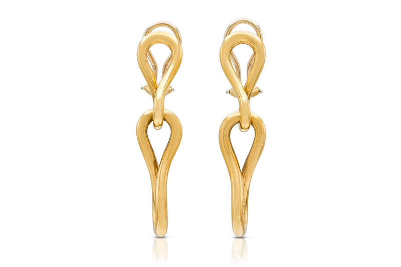 Vintage 1980s Tiffany & Co. Angela Cummings Twisted Link Earrings