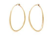 Roberto Coin Gold Curved Hoop Earrings