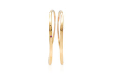 Roberto Coin Gold Curved Hoop Earrings
