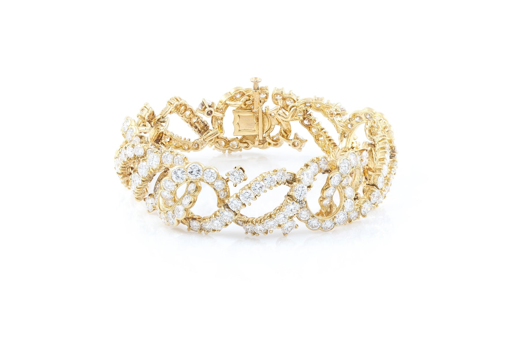 Vintage 1960s Gerard 30.00 Carat Diamond Bracelet