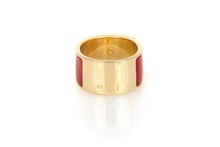 Hermes Collier De Chien Red Enamel Ring