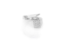 Hermes Diamond White Gold Twisted Nail Ring