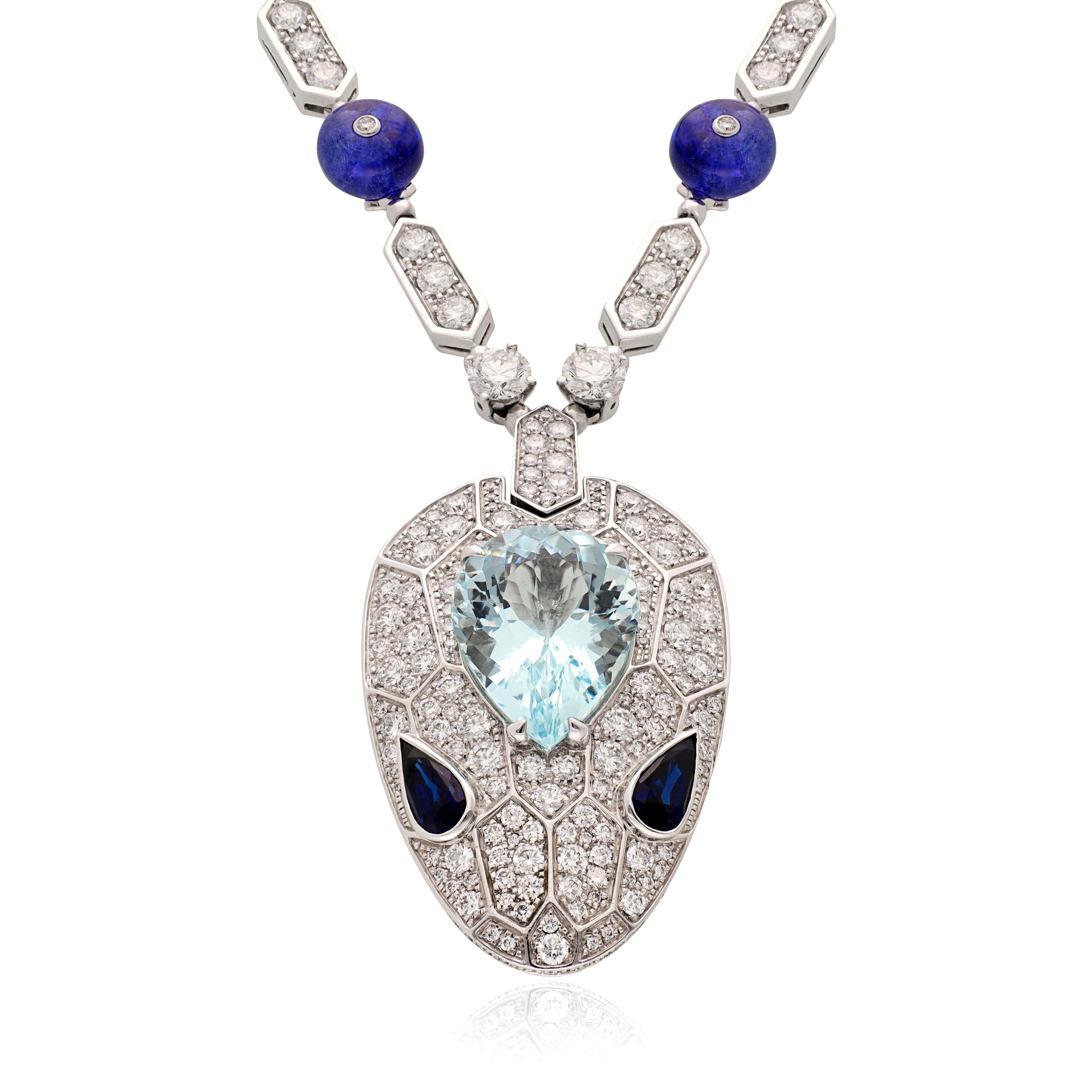 BULGARI Serpenti Seduttori Diamond & Multi-Gemstone Necklace