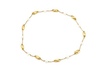 Vintage 1980s Tiffany & Co. Elsa Peretti Gold and Pearl Necklace