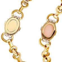DAVID WEBB Blue Chalcedony, Pink Opal and Diamond Necklace, Pendent and Bracelet